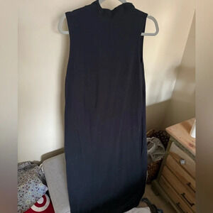 Vintage mock neck midi